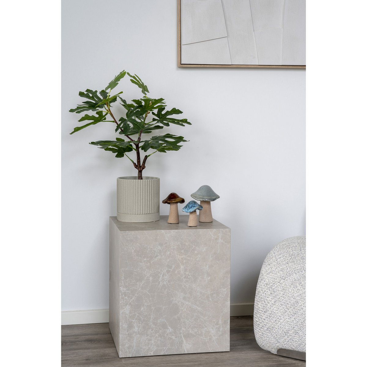 House Nordic ApS - House Nordic Decoratie Paddenstoelen - Groen / Bruin / Blauw - Deco Delights