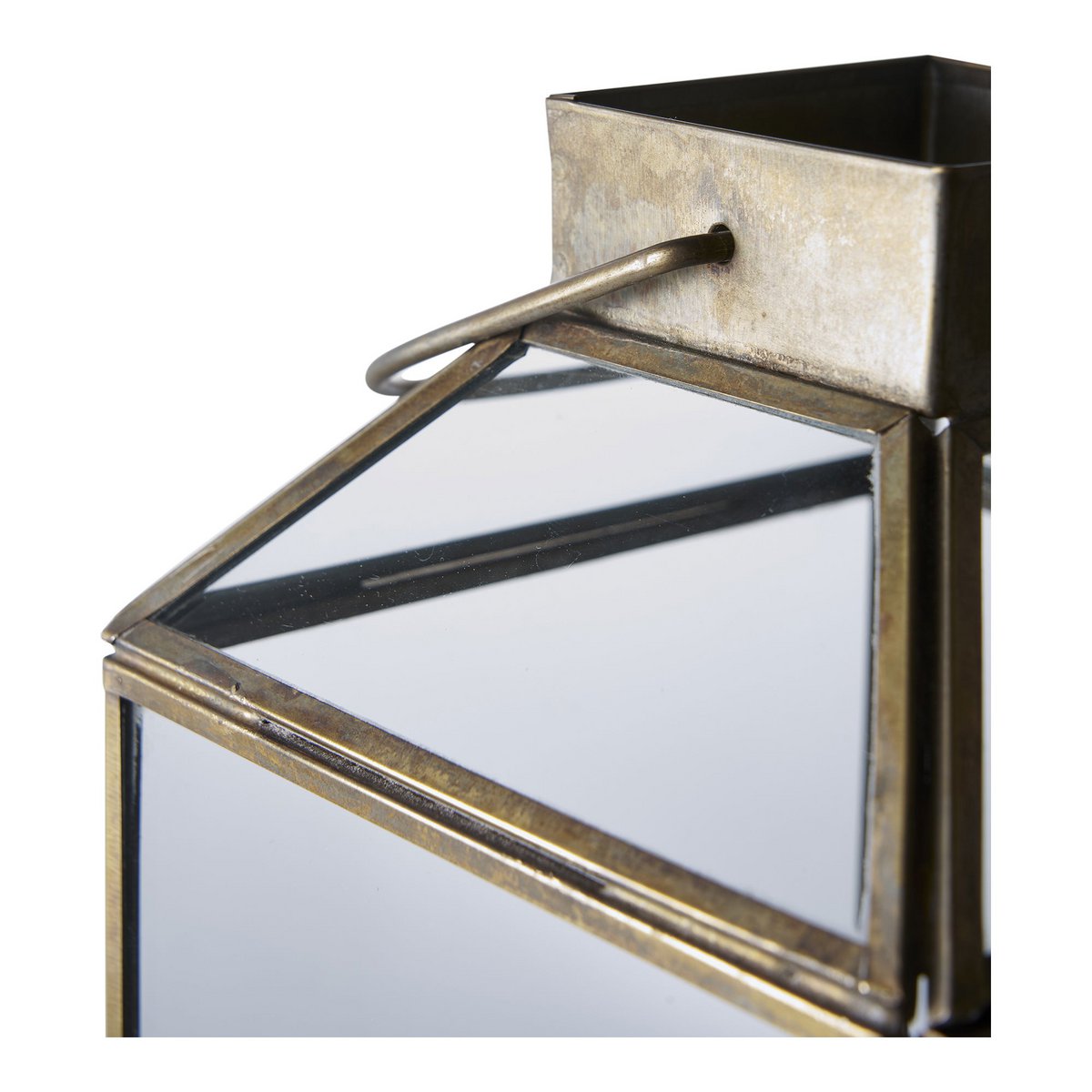 House Nordic ApS - House Nordic Mysore Lantaarn - Antieke messing look - Deco Delights Lantaarn