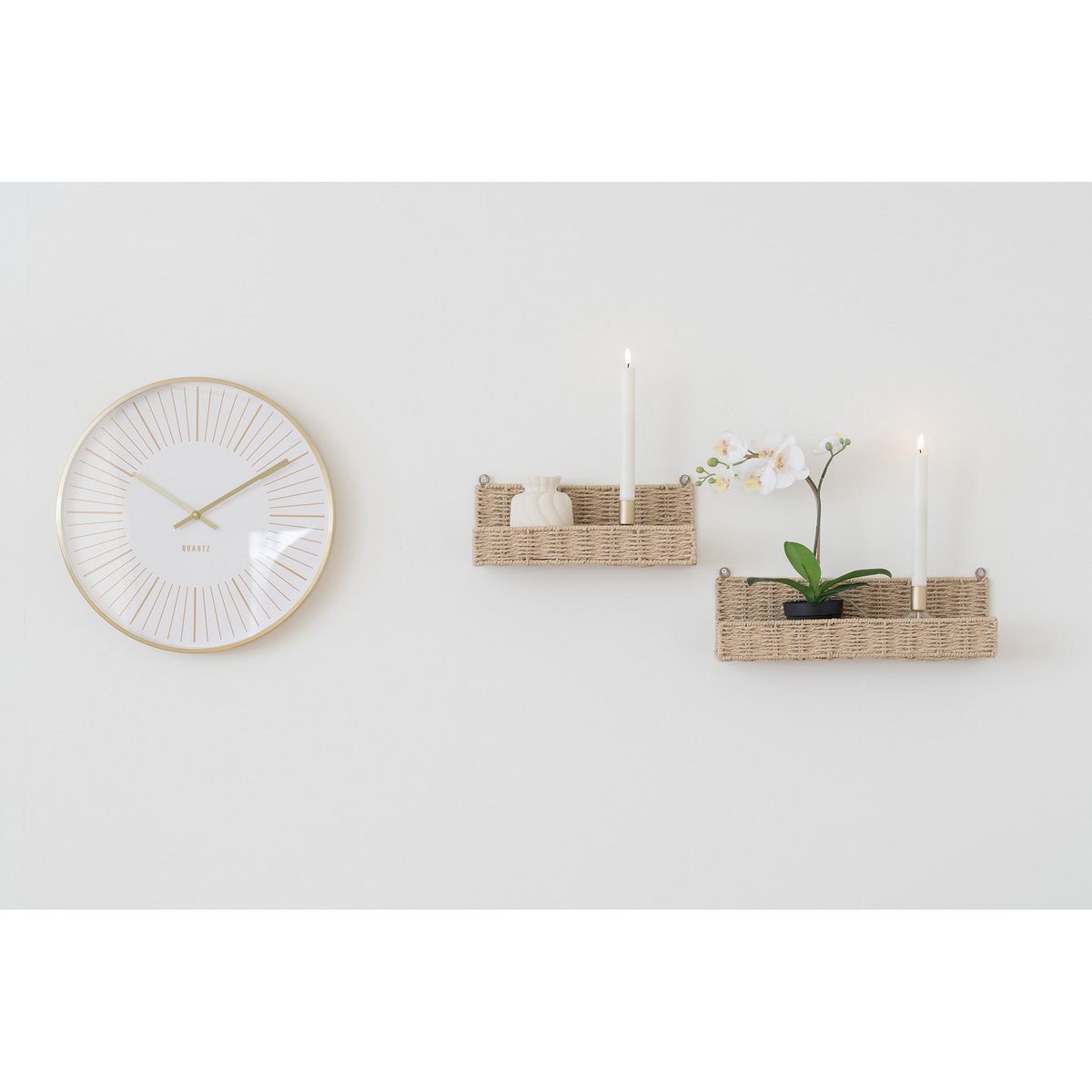 House Nordic ApS - House Nordic Takamaka Wandklok - Goud - Deco Delights Wandklok