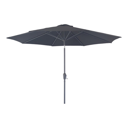 House Nordic ApS - Houston Parasol - Parasol met slinger en kanteling, metalen paal, zwart, ø300 cm - Deco Delights