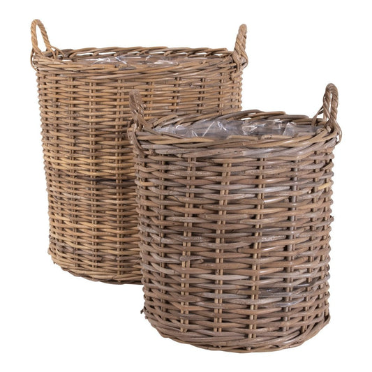 House Nordic ApS - Indo Manden - Kubu Rotan - Set van 2 - Deco Delights