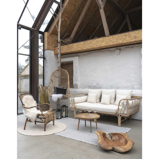 House Nordic ApS - Jammu Salontafel - Mangohout, Naturel - Ø60x35 cm - Deco Delights