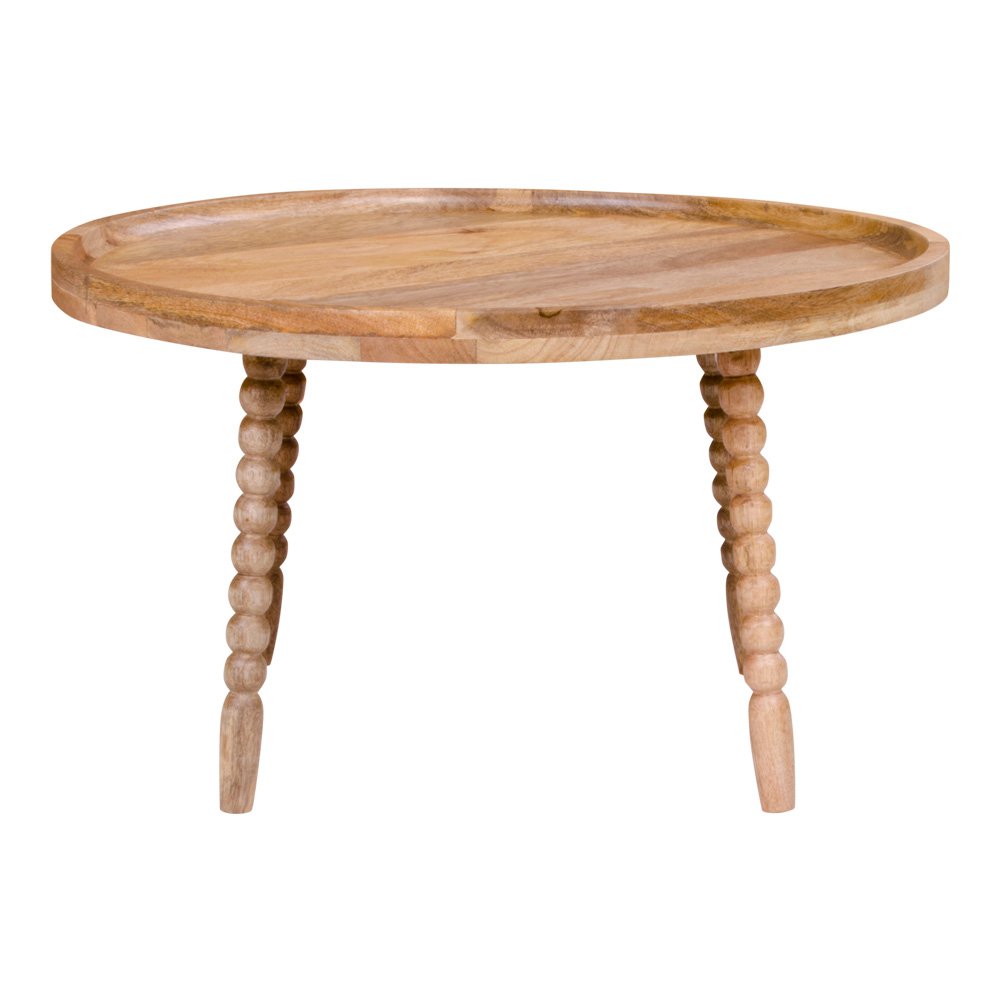 House Nordic ApS - Jammu Salontafel - Mangohout, Naturel - Ø60x35 cm - Deco Delights
