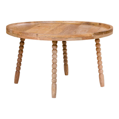 House Nordic ApS - Jammu Salontafel - Mangohout, Naturel - Ø60x35 cm - Deco Delights