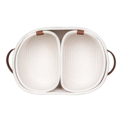House Nordic ApS - Jarana Manden - Wit, set van 3 - Deco Delights