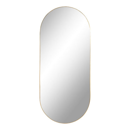 House Nordic ApS - Jersey Spiegel - Messing Look, Staal, 35x80x0,5 cm - Deco Delights
