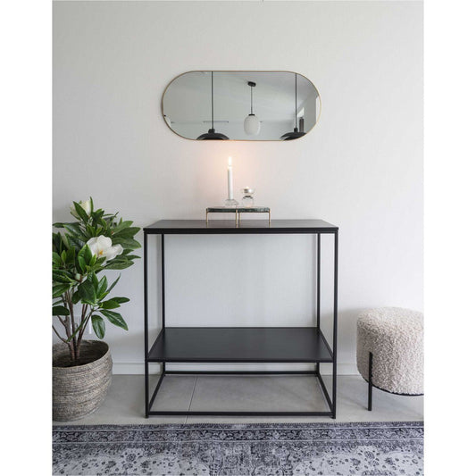 House Nordic ApS - Jersey Spiegel - Messing Look, Staal, 35x80x0,5 cm - Deco Delights
