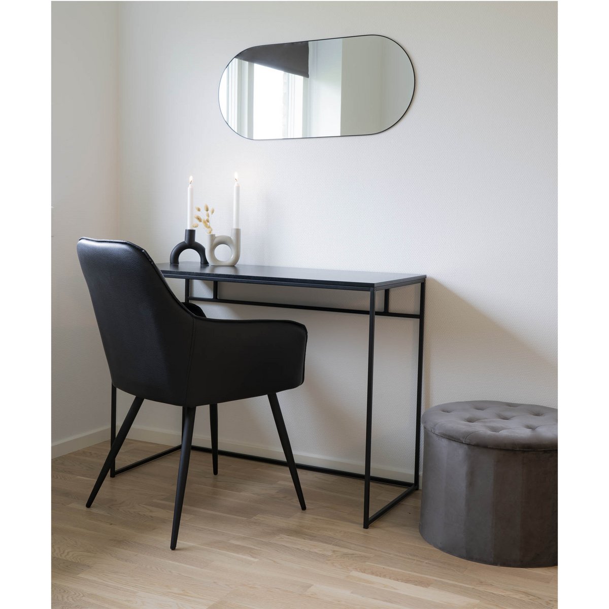 House Nordic ApS - Jersey Spiegel - Messing Look, Staal, 35x80x0,5 cm - Deco Delights