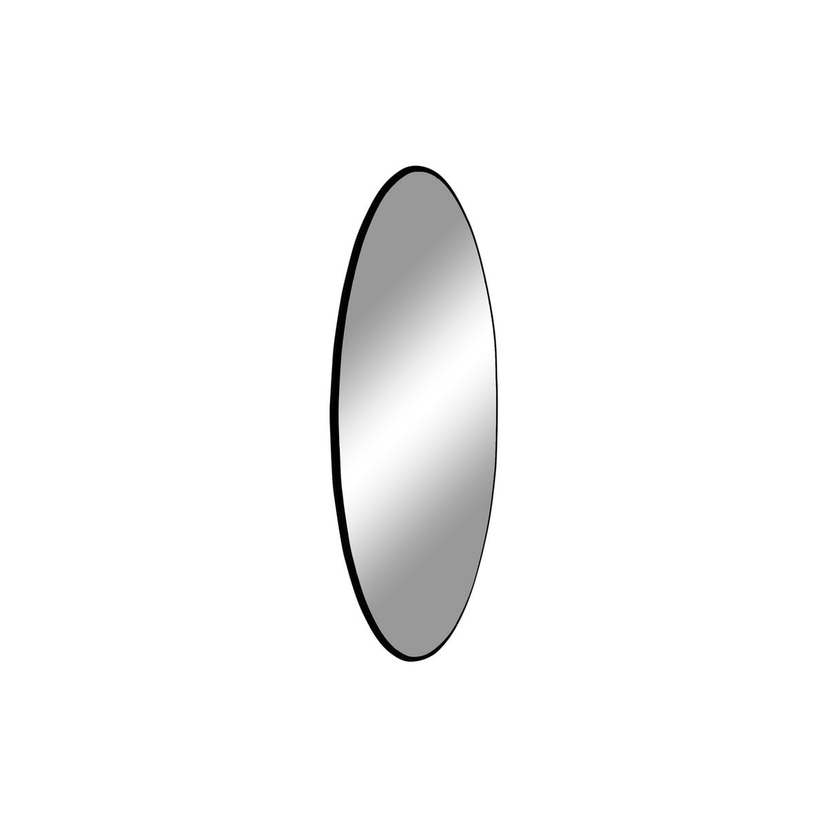 House Nordic ApS - Jersey Spiegel Rond - Staal, kleur Zwart of Messing, diameter 40/60/80 cm - Deco Delights