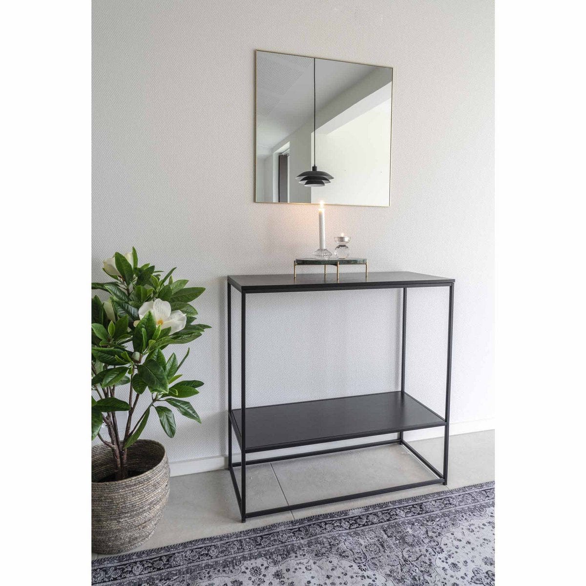 House Nordic ApS - Jersey Spiegel - Vierkant - Deco Delights Spiegel #color_brass