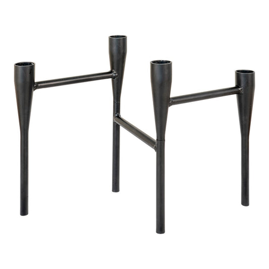 House Nordic ApS - Kaarshouder - Staal, Zwart - 15x28x21 cm - Deco Delights