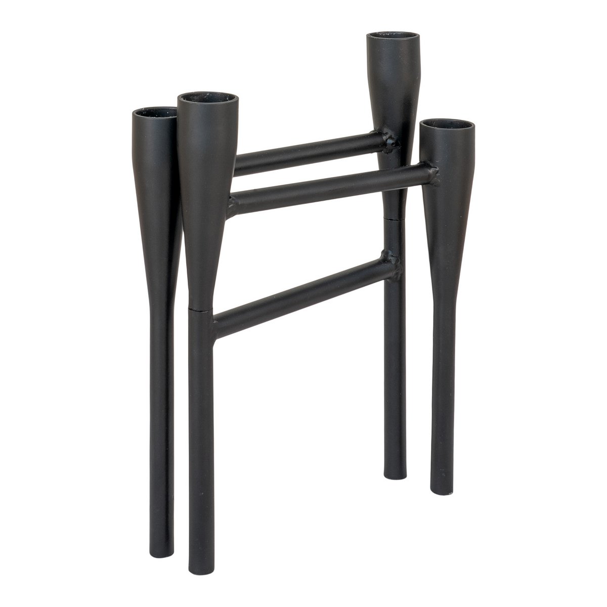 House Nordic ApS - Kaarshouder - Staal, Zwart - 15x28x21 cm - Deco Delights