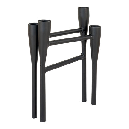 House Nordic ApS - Kaarshouder - Staal, Zwart - 15x28x21 cm - Deco Delights