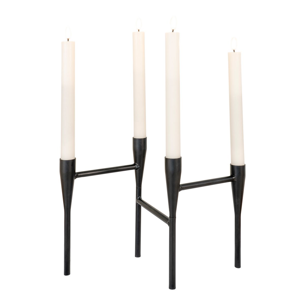 House Nordic ApS - Kaarshouder - Staal, Zwart - 15x28x21 cm - Deco Delights