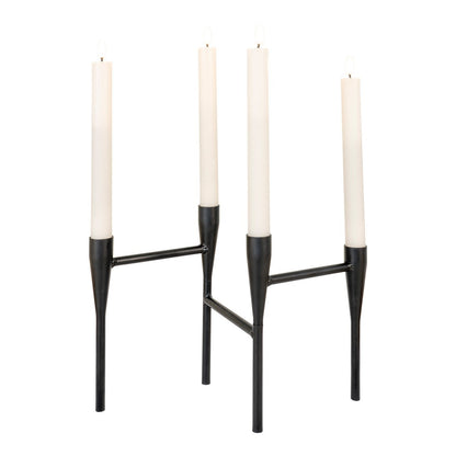 House Nordic ApS - Kaarshouder - Staal, Zwart - 15x28x21 cm - Deco Delights