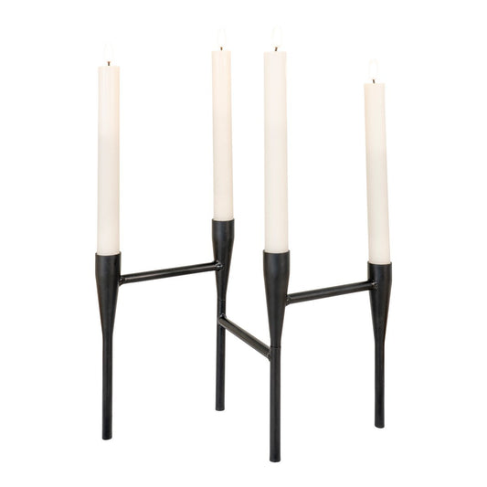 House Nordic ApS - Kaarshouder - Staal, Zwart - 15x28x21 cm - Deco Delights