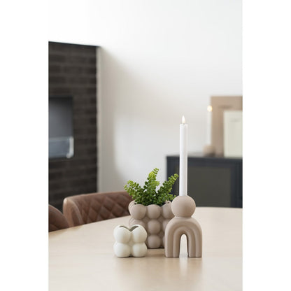 House Nordic ApS - Kaarshouder - Steengoed, Bruin - 10,5x6,5x17 cm - Deco Delights