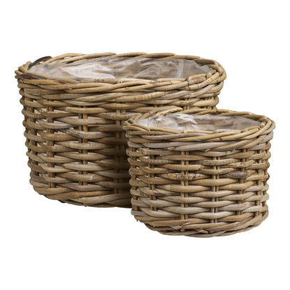House Nordic ApS - Kalak Mand Naturel Set van 2 - Deco Delights Mand
