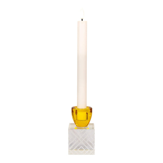 House Nordic ApS - Kandelaar - Amber/helder - Deco Delights Kandelaar
