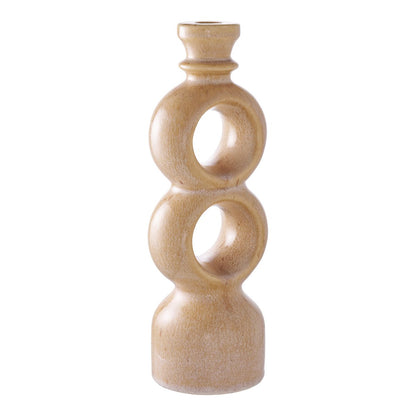 House Nordic ApS - Kandelaar - Brown, keramiek, 10,7x9.5x30,5 cm - Deco Delights