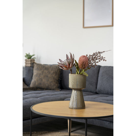 House Nordic ApS - King Protea Boeket - Kunstbloemen, rozenmix, 74 cm - Deco Delights