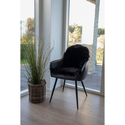 House Nordic ApS - Kunstlamsvacht Zwart 50x85 cm - Deco Delights Lamsvacht