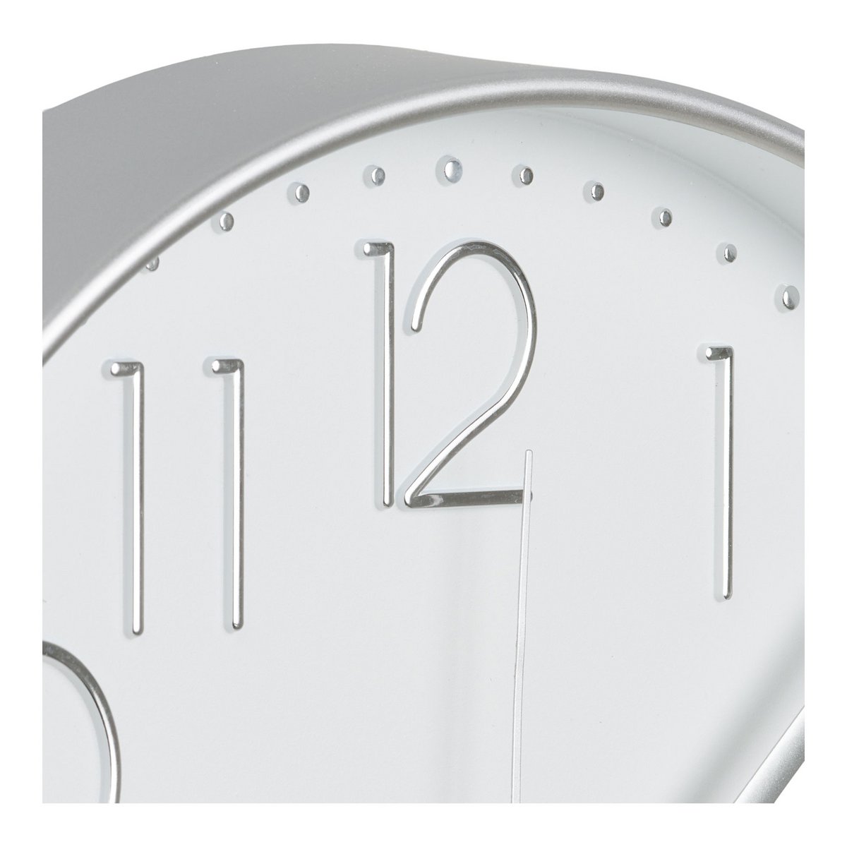 House Nordic ApS - Lalibela Wandklok, zilver, stil uurwerk, ø30 cm - Deco Delights