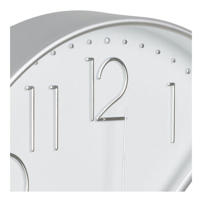House Nordic ApS - Lalibela Wandklok, zilver, stil uurwerk, ø30 cm - Deco Delights