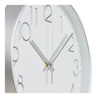 House Nordic ApS - Lalibela Wandklok, zilver, stil uurwerk, ø30 cm - Deco Delights