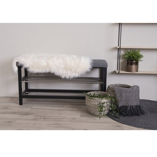 House Nordic ApS - Lamsleer Kunstmatig - Ivoor, Polyester, 50x85cm - Deco Delights