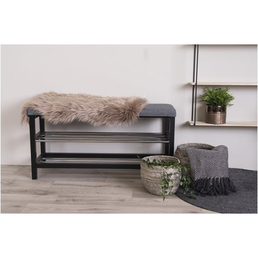 House Nordic ApS - Lamsleer Kunstmatig - Lichtbruin, Polyester, 50x85cm - Deco Delights