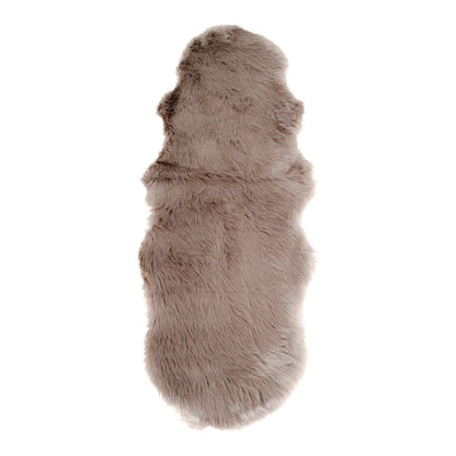 House Nordic ApS - Lamsleer Kunstmatig - Polyester, Lichtbruin - 60x180 cm - Deco Delights
