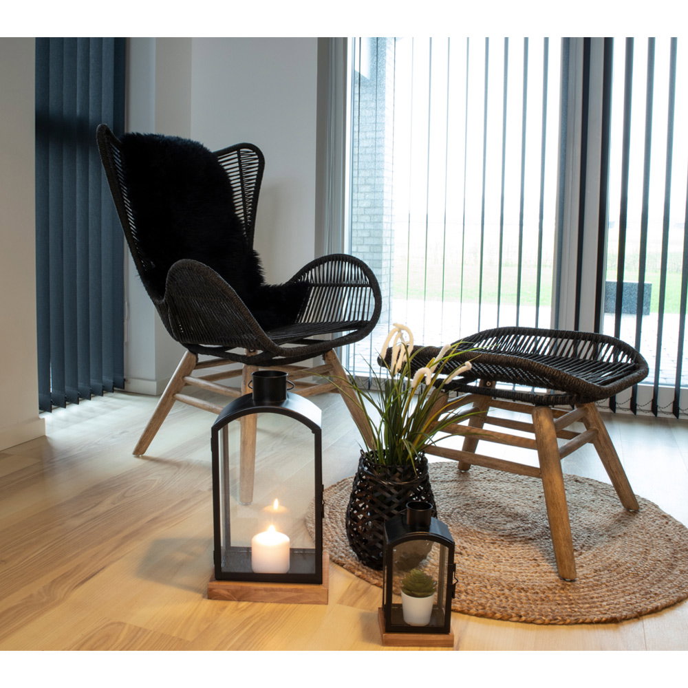House Nordic ApS - Lamsvacht Zwart - Deco Delights Lamsvacht
