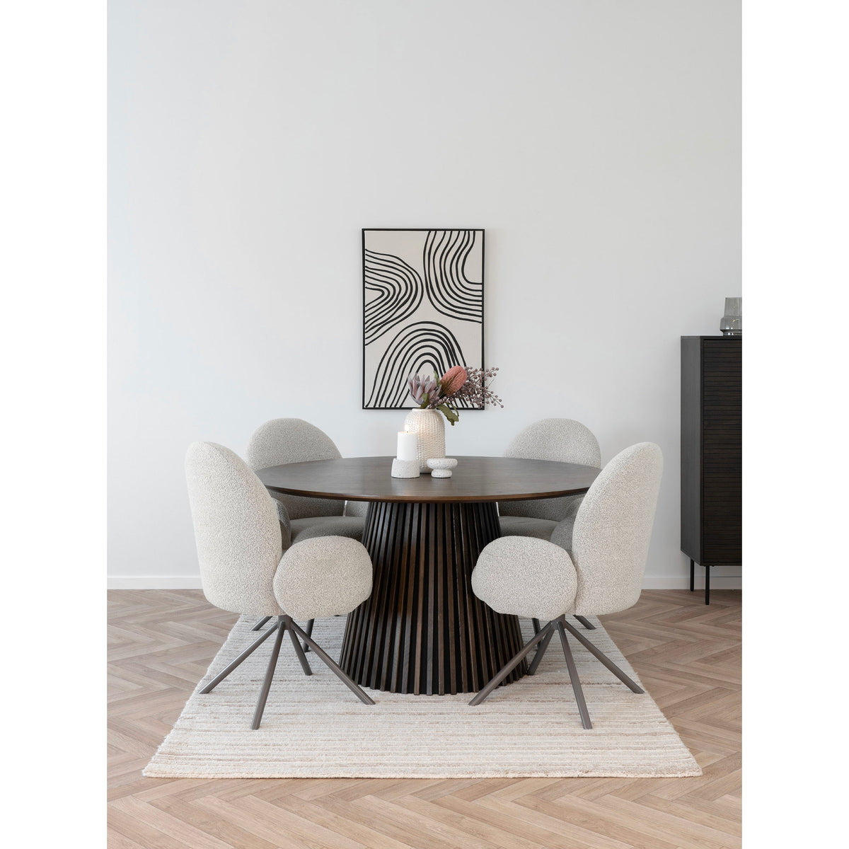 House Nordic ApS - Lana Eetkamerstoel Zand - Deco Delights Eetkamerstoel
