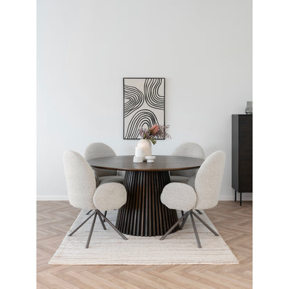 House Nordic ApS - Lana Eetkamerstoel Zand - Deco Delights Eetkamerstoel