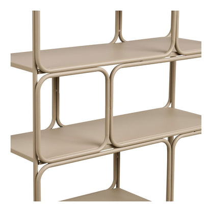 House Nordic ApS - Lanciano Wandplank, metaal, beige, 48x18x64 cm - Deco Delights