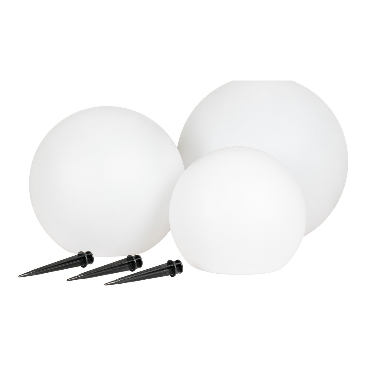 House Nordic ApS - Lifton LED Lamp - zonnepaneel, set van 3 - Deco Delights