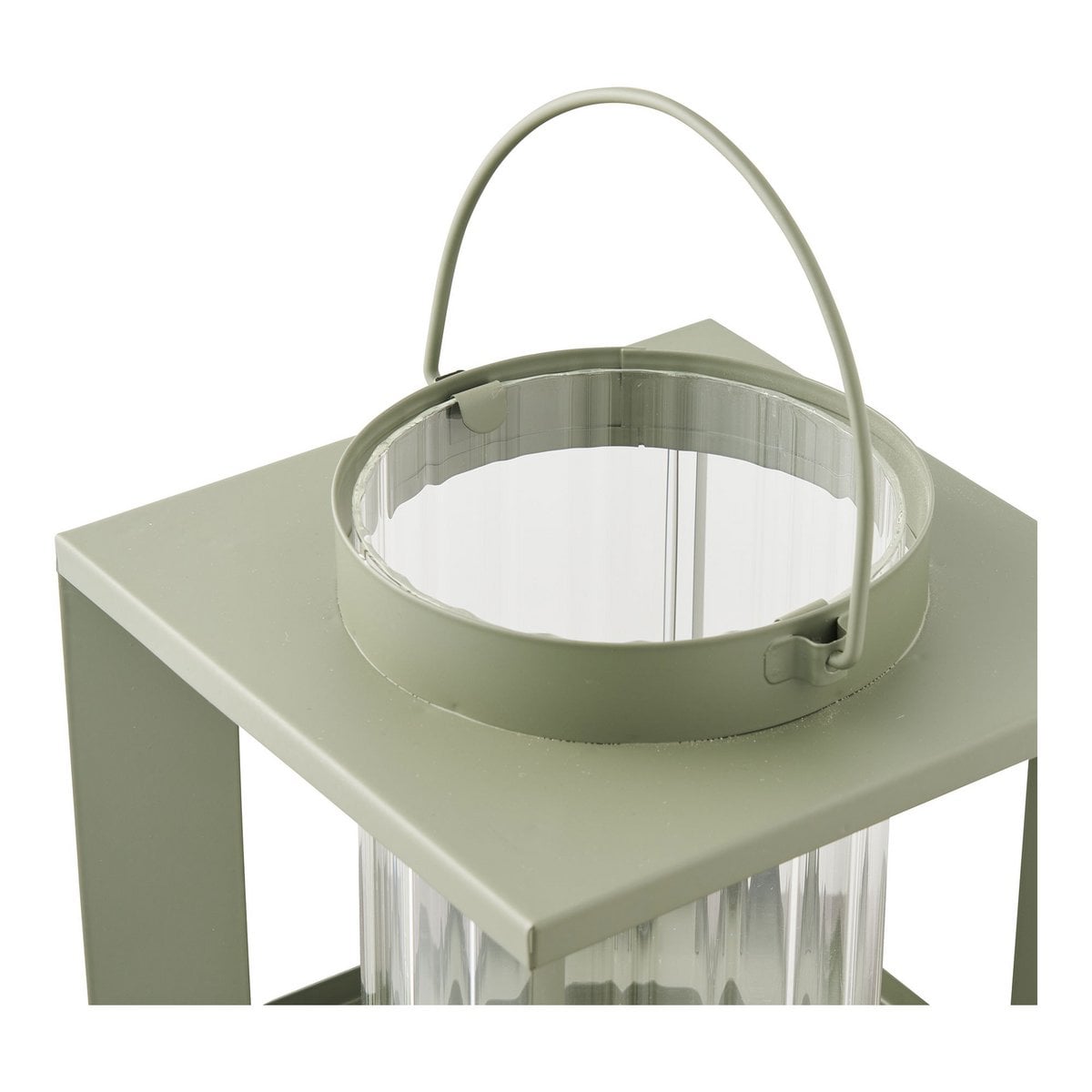 House Nordic ApS - Lohals Lantaarn, glas/metaal, groen, 18x18x20,5 cm - Deco Delights