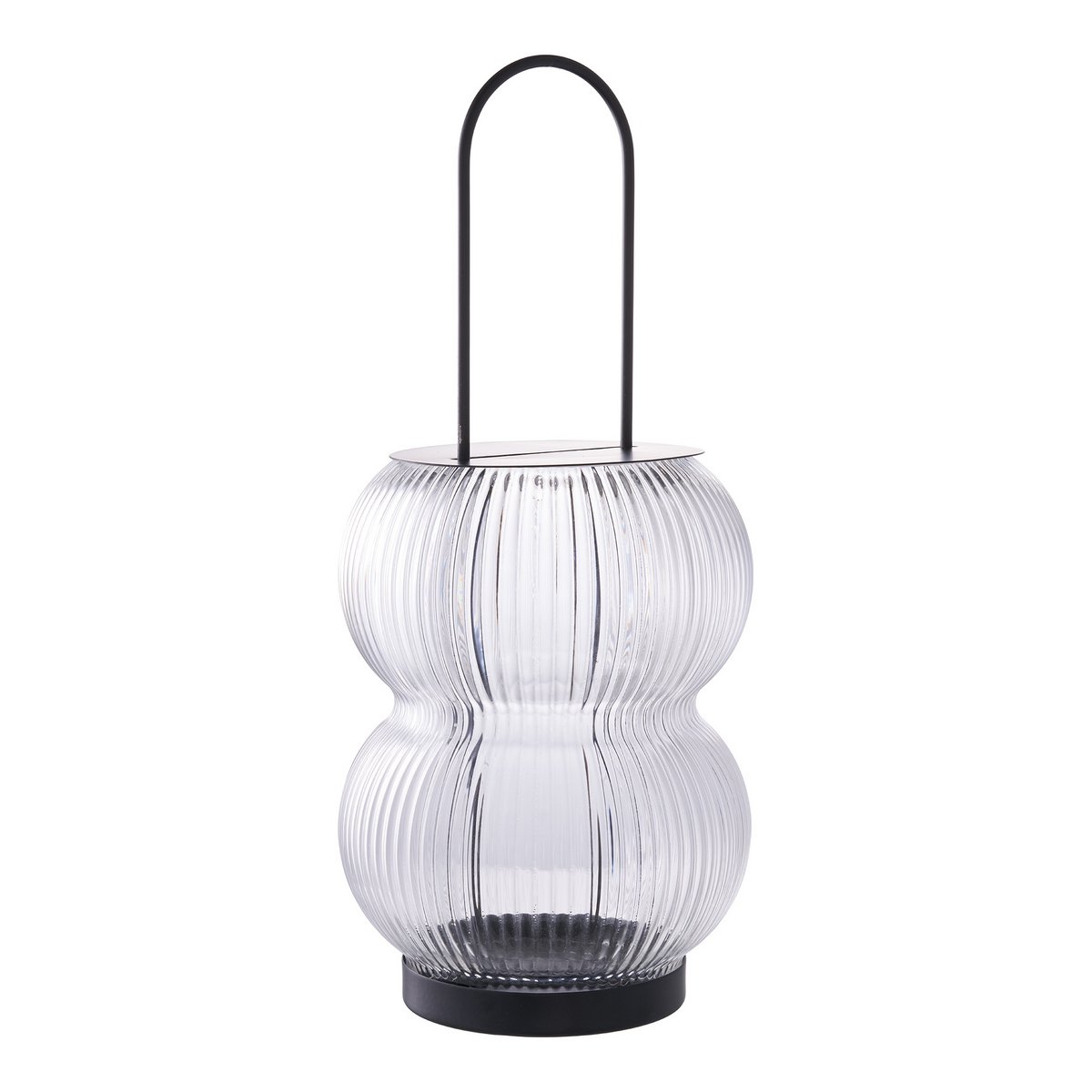 House Nordic ApS - Lucena Lantaarn - Zwart, Metaal/Glas, 16x16x36 cm - Deco Delights
