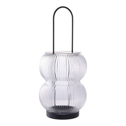 House Nordic ApS - Lucena Lantaarn - Zwart, Metaal/Glas, 16x16x36 cm - Deco Delights