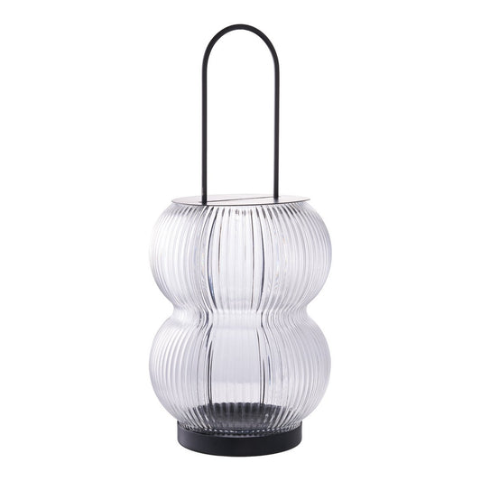 House Nordic ApS - Lucena Lantaarn - Zwart, Metaal/Glas, 16x16x36 cm - Deco Delights