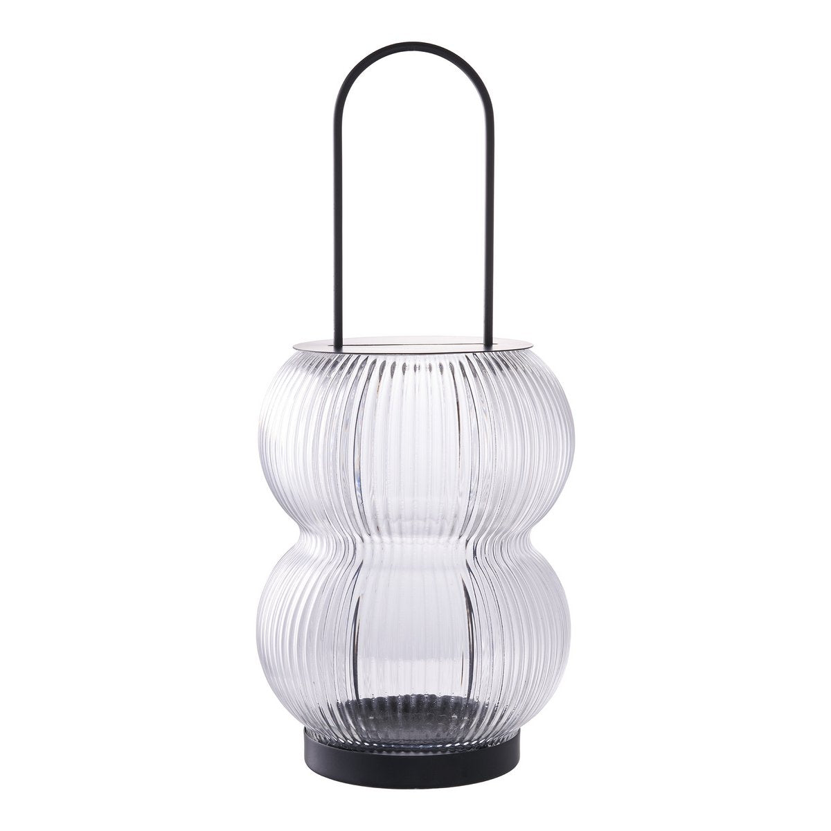 House Nordic ApS - Lucena Lantaarn - Zwart, Metaal/Glas, 16x16x36 cm - Deco Delights