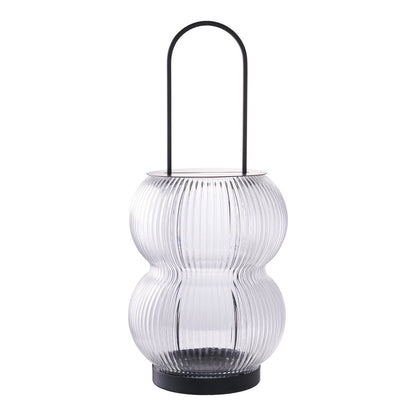 House Nordic ApS - Lucena Lantaarn - Zwart, Metaal/Glas, 16x16x36 cm - Deco Delights