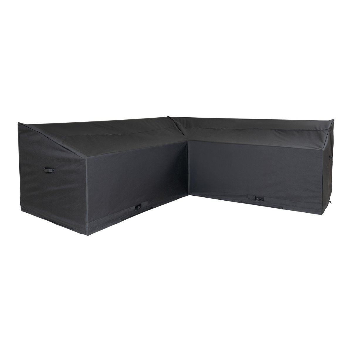 House Nordic ApS - Luxe hoes - Luxe hoes voor rechts/links gerichte hoekset, 210g/m2 600D polyester PU-gecoat, waterafstotend, zwart - Deco Delights
