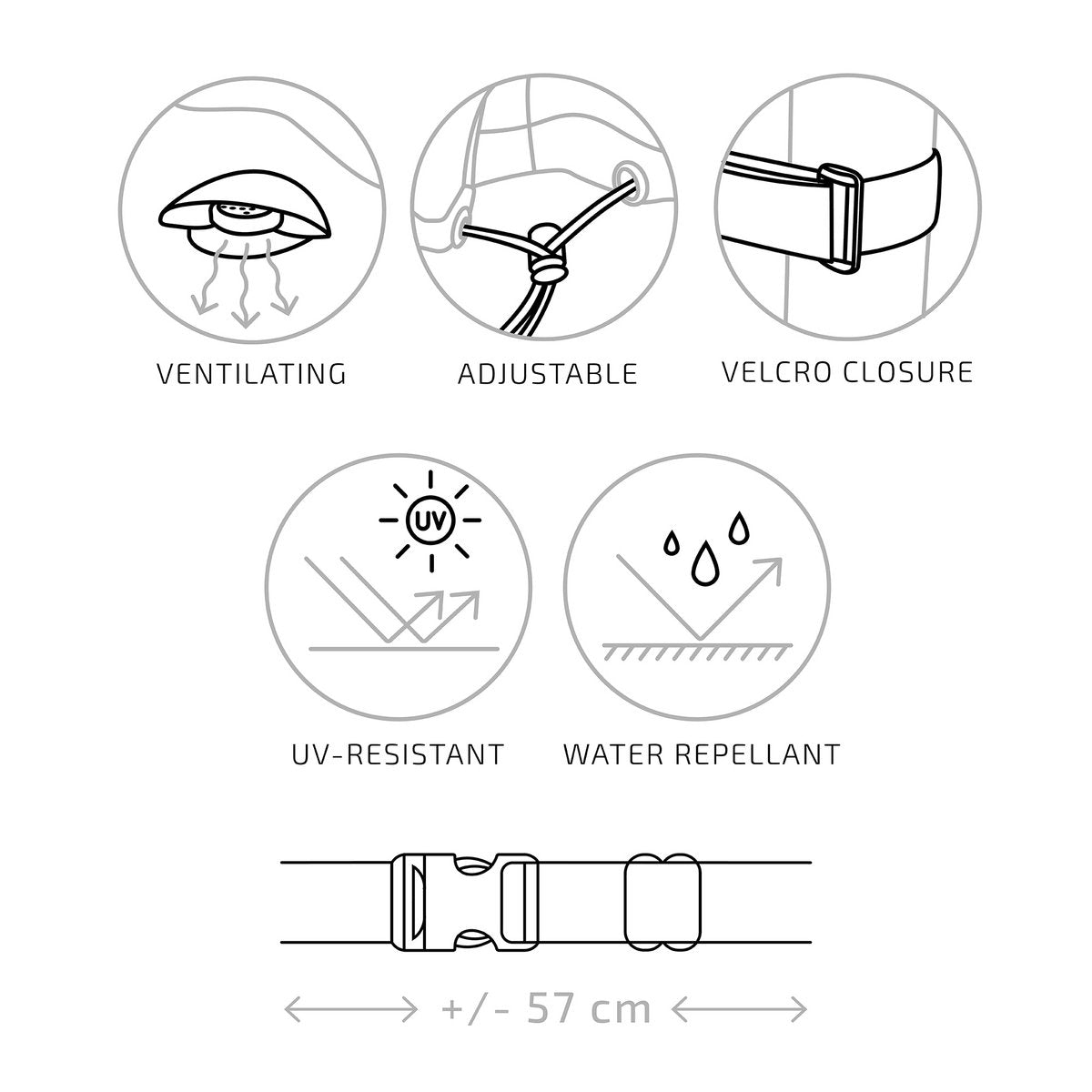 House Nordic ApS - Luxe hoes - Luxe hoes voor rechts/links gerichte hoekset, 210g/m2 600D polyester PU-gecoat, waterafstotend, zwart - Deco Delights
