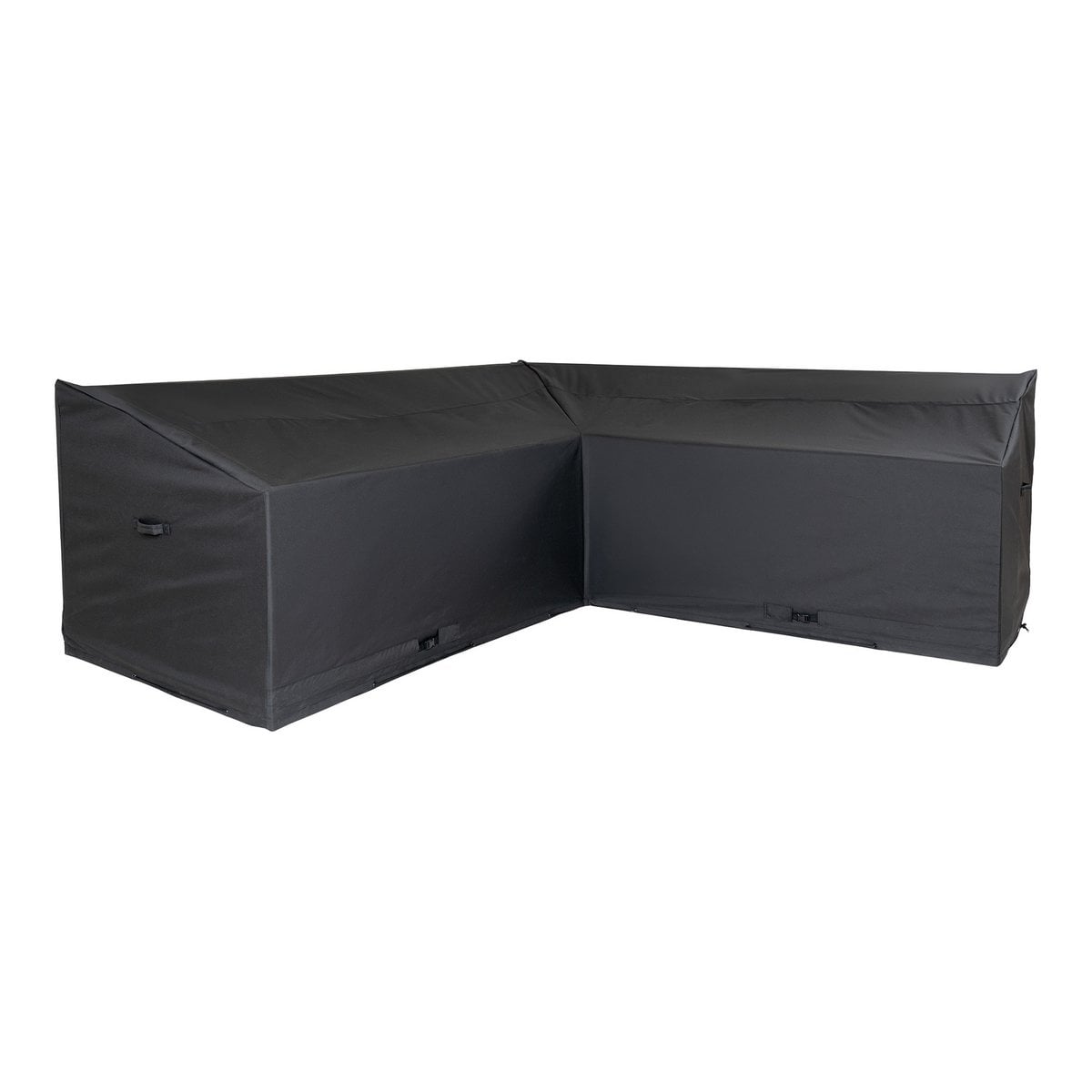 House Nordic ApS - Luxe hoes - Luxe hoes voor rechts/links gerichte hoekset, 210g/m2 600D polyester PU-gecoat, waterafstotend, zwart - Deco Delights