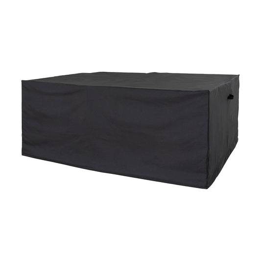 House Nordic ApS - Luxe hoes voor tafel met 4 stoelen, 210g/m2 600D polyester PU gecoat, waterafstotend, zwart - Deco Delights