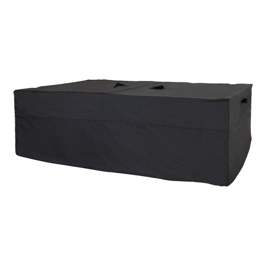 House Nordic ApS - Luxe hoes - Zwart, 100% polyester, 210x180x95cm - Deco Delights