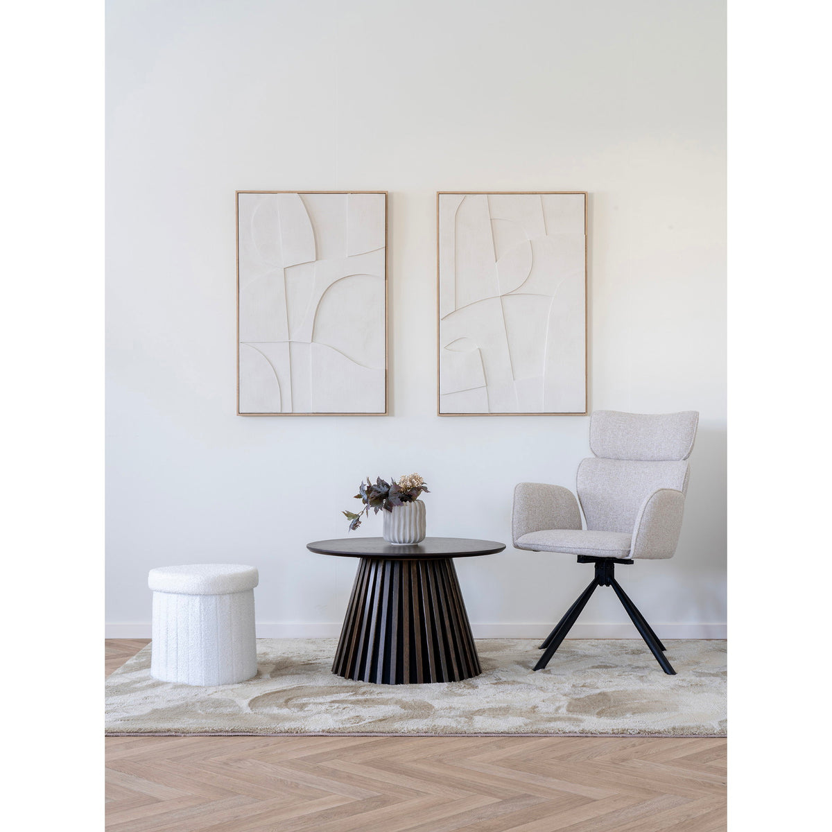 House Nordic ApS - Madeline Wanddecoratie Wit No. 1 - Deco Delights Wanddecoratie