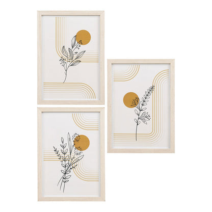 House Nordic ApS - Madison Frameset, naturel, set van 3 - Deco Delights